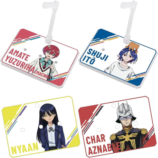 BANDAI SPIRITS Mobile Suit Gundam GQuuuuuuX Action Base 7 [Clear Color] Sticker Set Plastic Model Display Stand