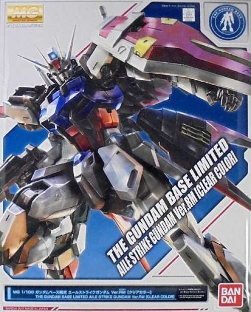 MG 1/100 Gundam Base Limited AILE Strike Gundam Ver. RM Clear Color Gunpla JAPAN