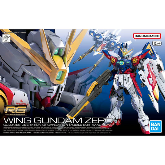 RG 1/144 Wing Gundam Zero – Real Grade XXXG-00W0 Mobile Suit Model Kit (Bandai Spirits)