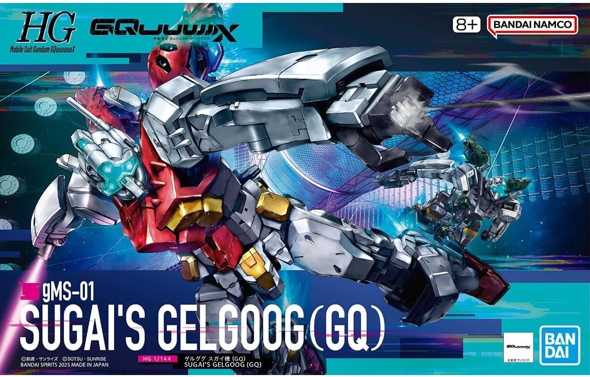 BANDAI SPIRITS HG Mobile Suit Gundam GQuuuuuuX Gelgoog Sugai Custom (GQ) 1/144 Scale