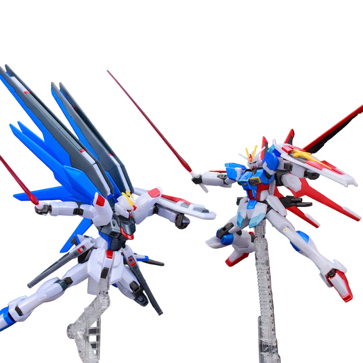 HG 1/144 Freedom Gundam vs Force Impulse Gundam Fateful Showdown Set Metallic