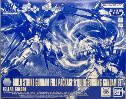 HG 1/144 Build Strike Gundam Full Package & Build Burning Gundam Set [Clear Color]