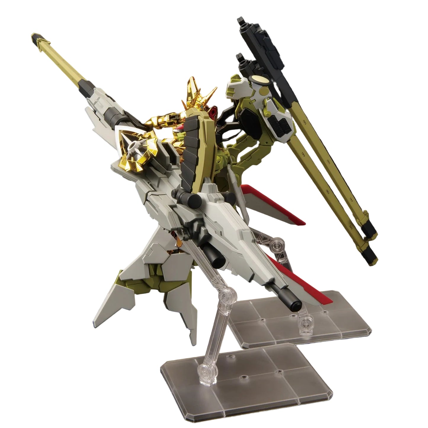 RG 1/144 Akatsuki Gundam (Oowashi Unit) & HG 1/144 Zeus Silhouette + Custom Joint Parts Set [The Gundam Base Limited]