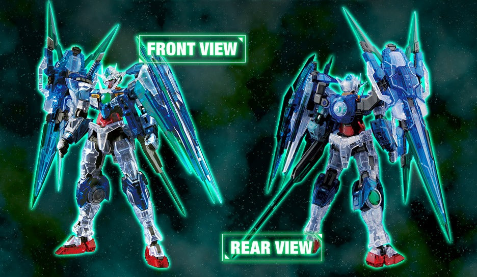 RG 1/144 Gundam Base Limited 00 Qan[T] Full Saber Clear Color