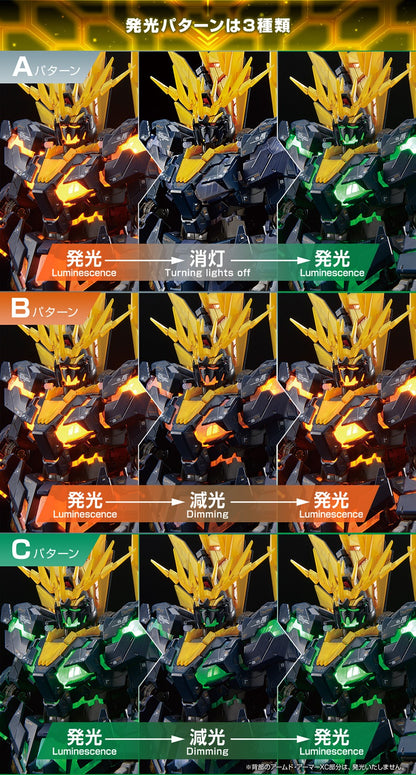 RG 1/144 Gundam Base Limited Unicorn Gundam Unit 2 Banshee Norn Destroy Mode Full Psycho-Frame Lighting Model