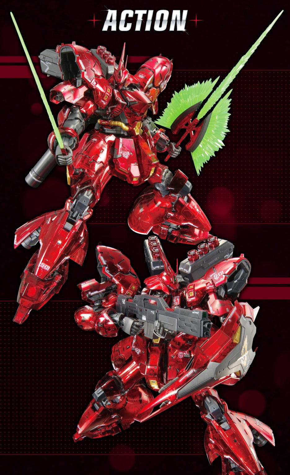 RG 1/144 Sazabi [Placcatura del nucleo meccanico] [Limitato Gundam Base]