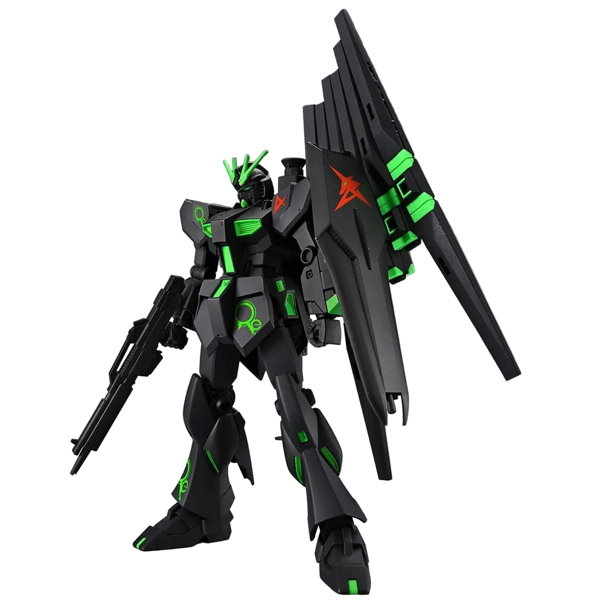 ENTRY GRADE 1/144 Nu Gundam & Fin Funnel [Recirculation Color / Neon Green] Paperless