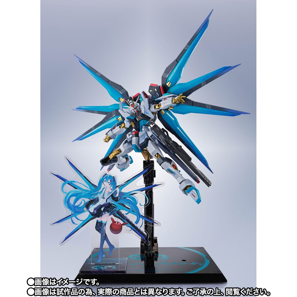 METAL ROBOT SPIRITS <SIDE MS> Strike Freedom Gundam Nishiki [Hatsune Miku Ver.]