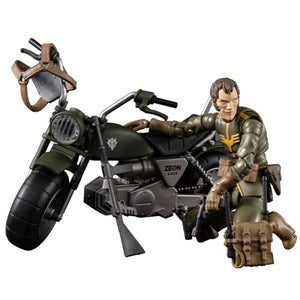 G.M.G. Gundam Military Generation Mobile Suit Gundam Zeon Principality V-01 Zeon Soldier Bike - Action Figure - G.M.G. by MegaHouse