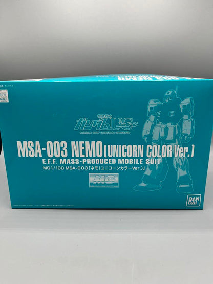 MG 1/100 MSA-003 Nemo Unicorn Color Ver.  Premium Bandai