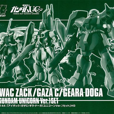 Mobile Suit Gundam UC HG 1/144 Isaac/Gaza C/Gira Doga (Unicorn Ver.) Set Premium Bandai