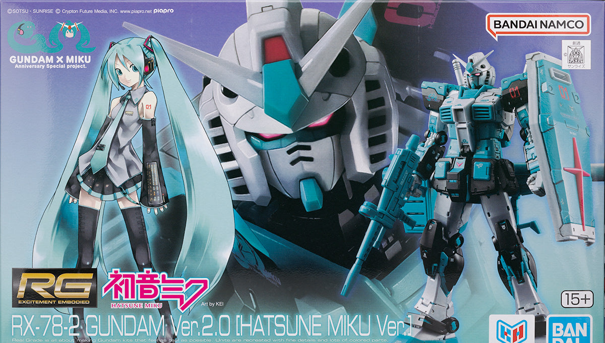 RG 1/144 RX-78-2 Gundam Ver.2.0 Hatsune Miku Ver. | Event Limited