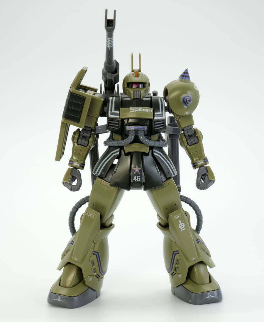 HG 1/144 Zaku Cannon Mobile Suit Gundam THE ORIGIN MSD Premium Bandai ...