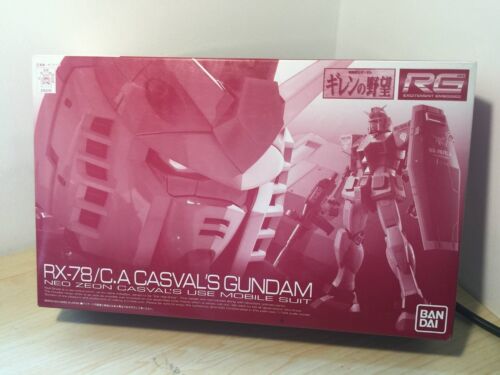 "Mobile Suit Gundam RX-78/C.A RG 1/144 Casval Gundam Bandai Gunpla From Japan