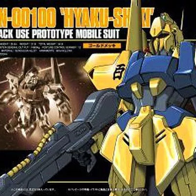 HGUC 1/144 MSN - 00100 Gold Hyakushiki (Mobile Suit Z Gundam) From Japan Gunpla