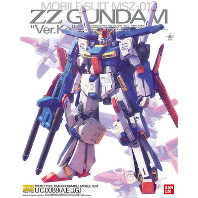 Premium Bandai Limited 1/100 MG MSZ-010S Enhanced Double Zeta Gundam Ver.Ka/Unassembled Mobile Suit Gundam ZZ