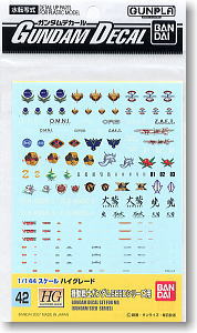 gundam decal 1/144 for seed series (gundam model kits)