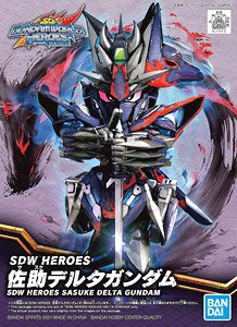 sdw heroes sasuke delta gundam (sd) (gundam model kits)