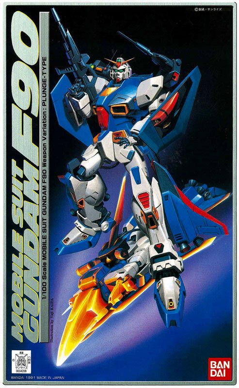 1/100 gundam f90 p-type (atmospheric entry specification) "mobile suit gundam f90" [gundam f90 weapon variation series no.2]