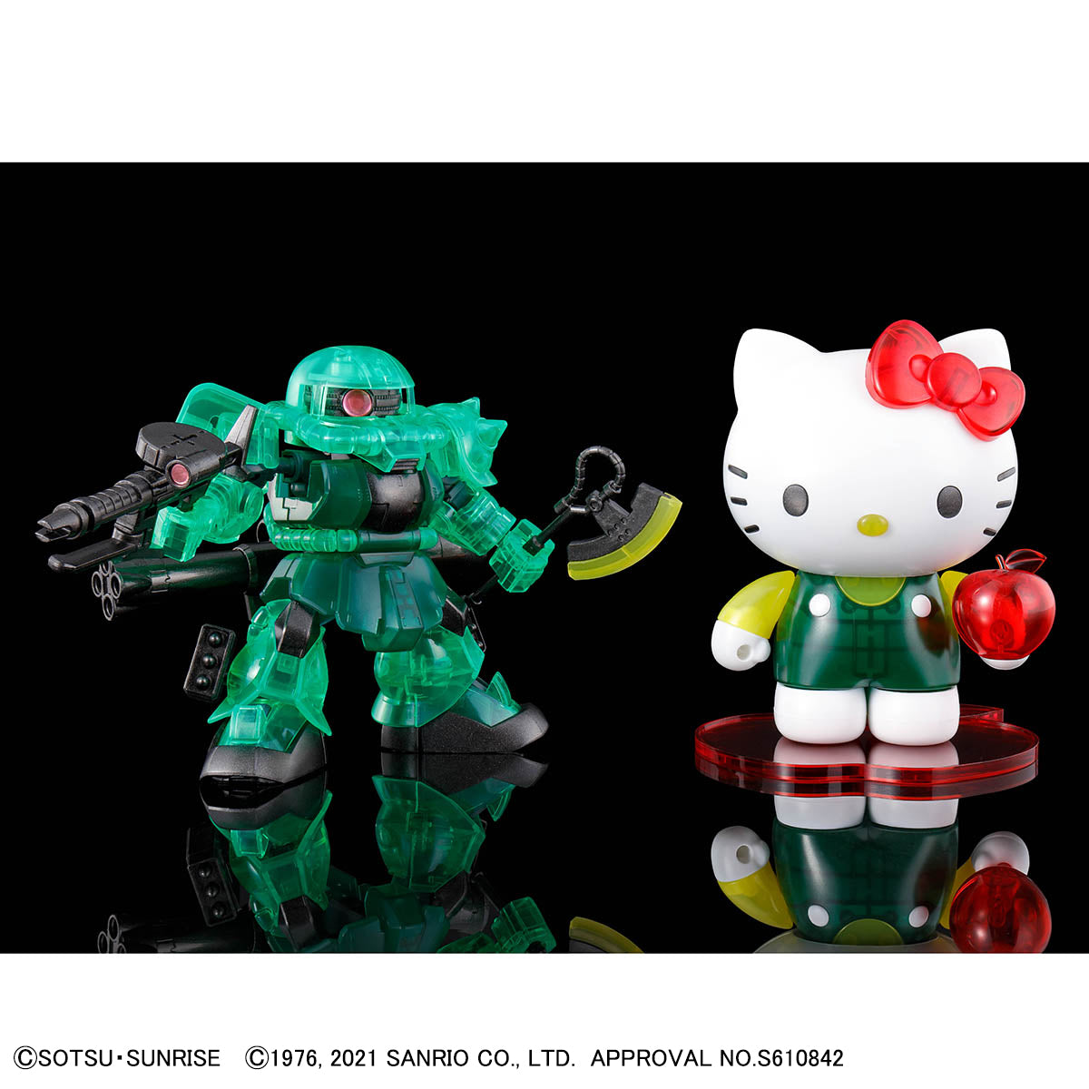 hello kitty / zaku ii [sd gundam cross silhouette] [clear color]