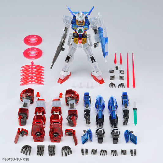 mg 1/100 gundam base limited gundam age-1 wear system set [clear color]