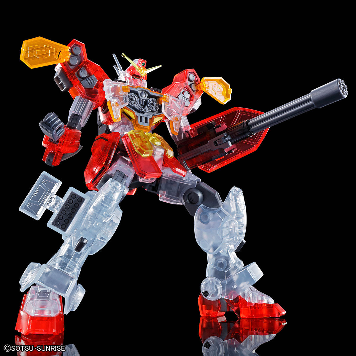 Gundam Base Limited Mobile Suit Gundam Wing HG 1/144 Gundam Heavy Arms [Clear Color] Gunpla