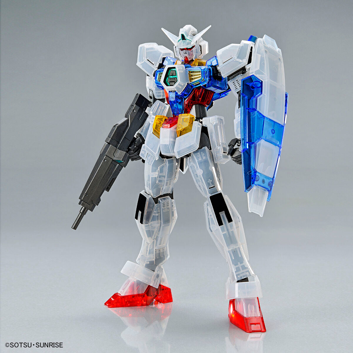 mg 1/100 gundam base limited gundam age-1 wear system set [clear color]