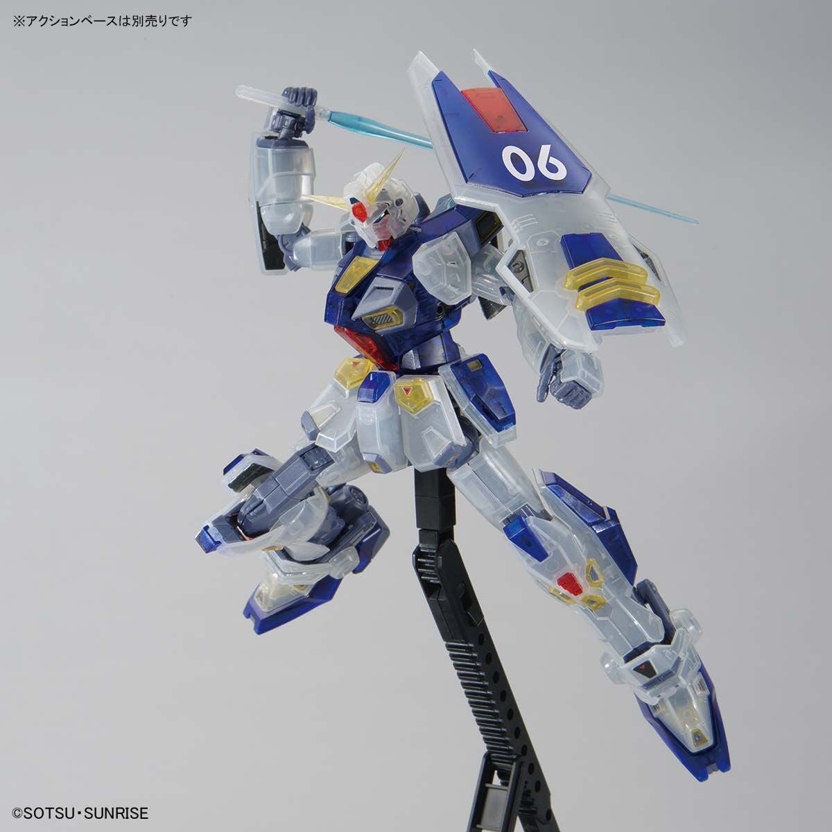 mg 1/100 gundam base limited gundam f90 [clear color]
