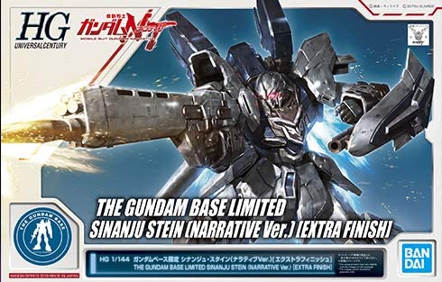 hg 1/144 gundam base limited sinanju stein (narrative ver.) [extra finish]