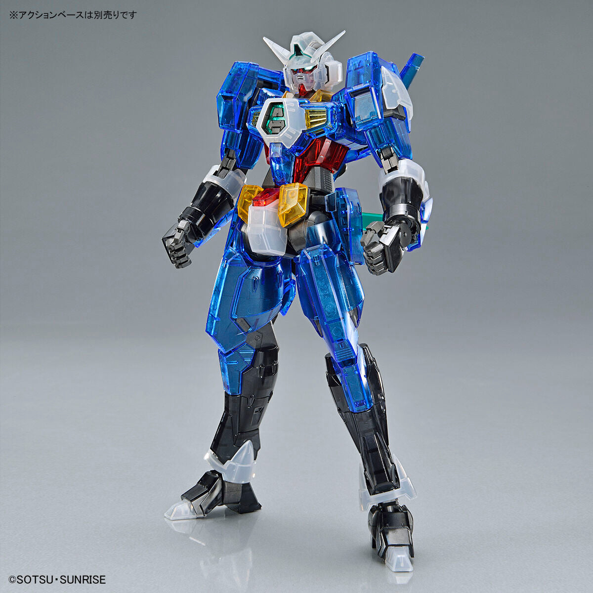 mg 1/100 gundam base limited gundam age-1 wear system set [clear color]