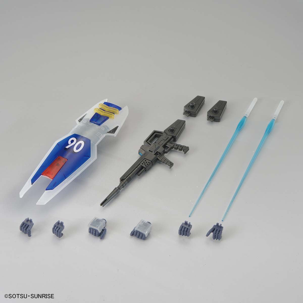 mg 1/100 gundam base limited gundam f90 [clear color]