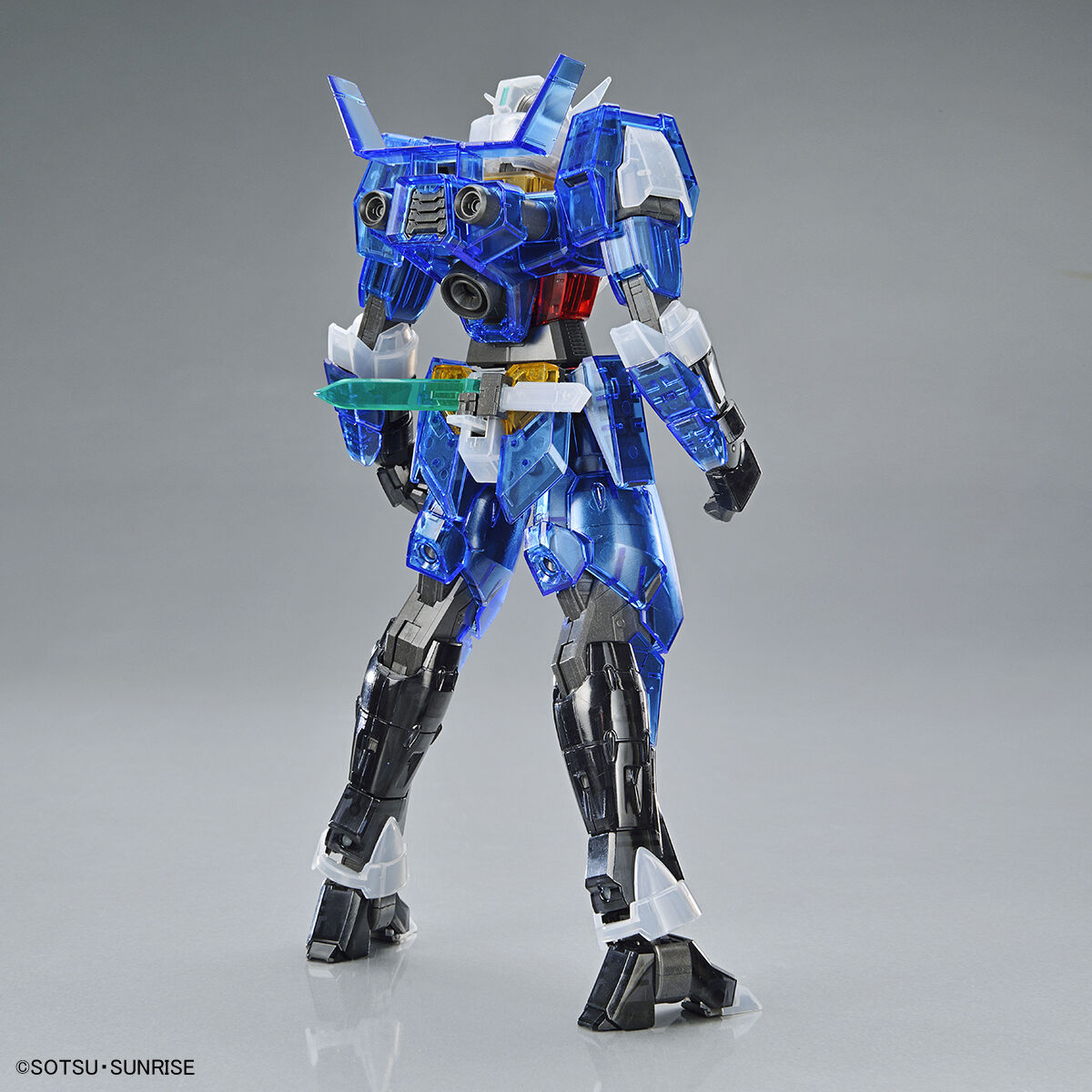 mg 1/100 gundam base limited gundam age-1 wear system set [clear color]