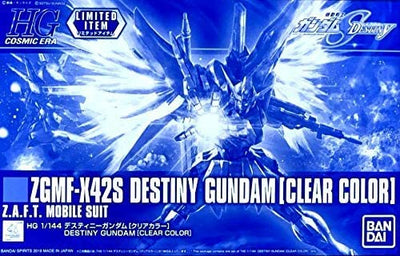 hg 1/144 destiny gundam [clear color]