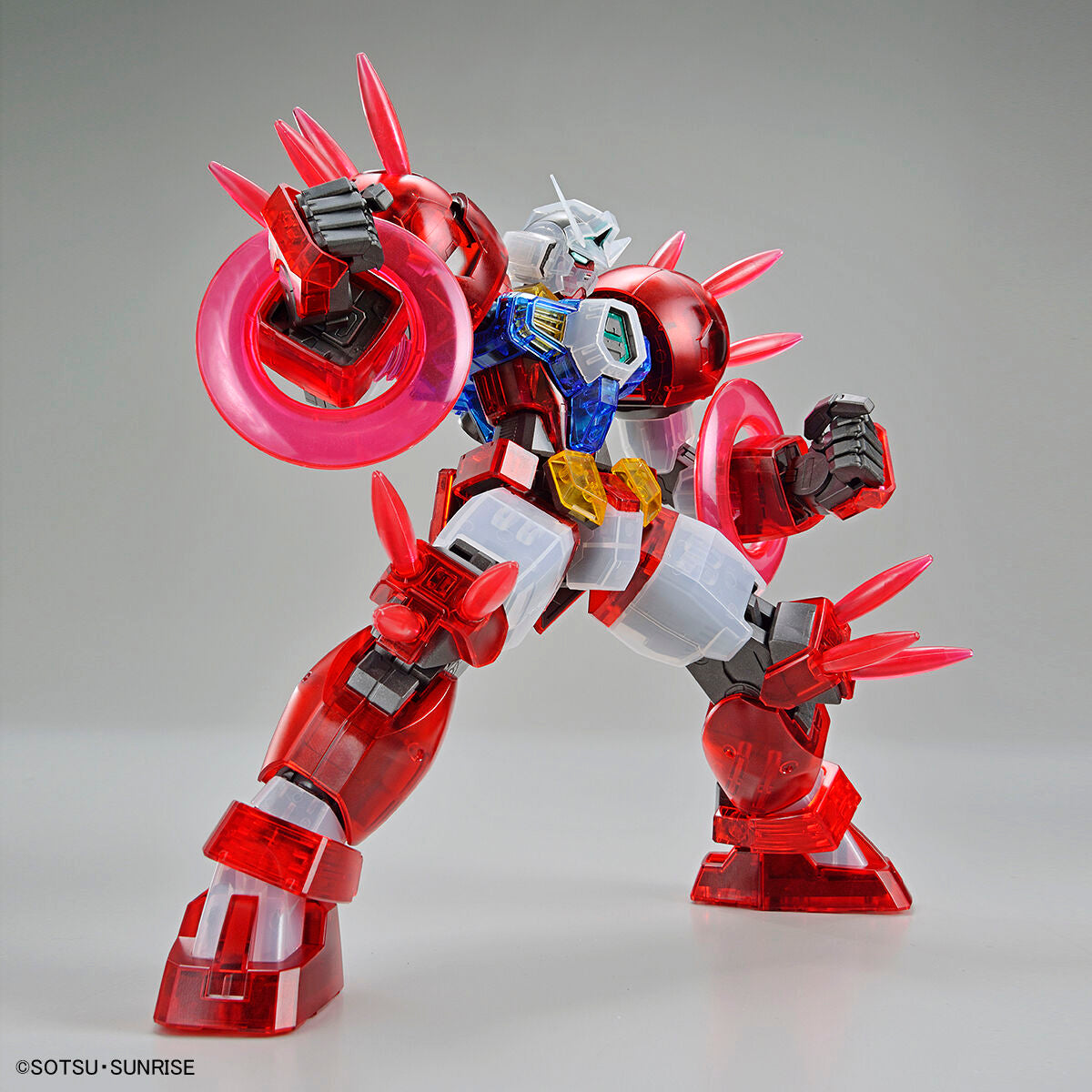 mg 1/100 gundam base limited gundam age-1 wear system set [clear color]