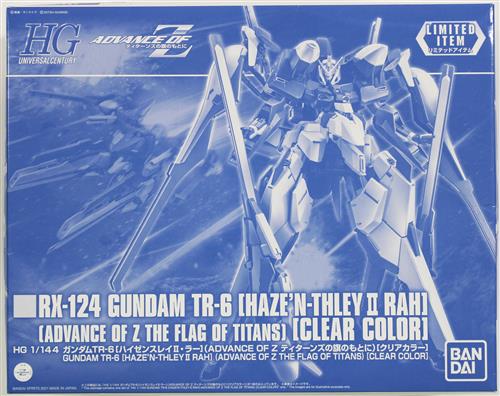 hg 1/144 gundam tr-6 [heizensley ii ra] (under the flag of advance of z titans) [clear color]