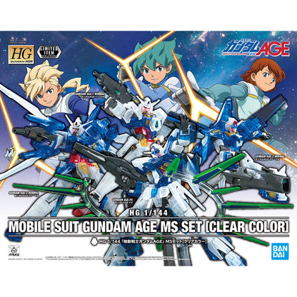 hg 1/144 "mobile suit gundam age" ms set [clear color]