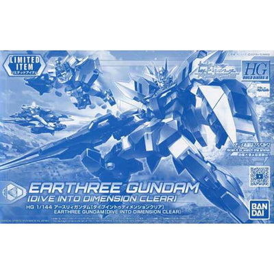 1/144 hgbd: r earthly gundam (dive into dimension clear) "gundam build divers re: rise" event limited