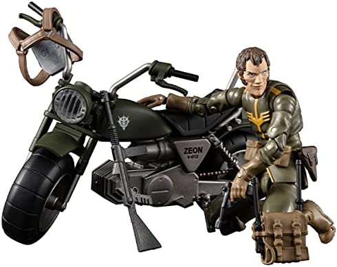 [MegaHouse] G.M.G. MOBILE SUIT GUNDAM Zeon Principality 08 V-SP General Soldier & Zeon Soldier Bike Movable Figure