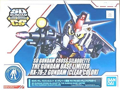 sd gundam cross silhouette gundam base limited rx-78-2 gundam [clear color]