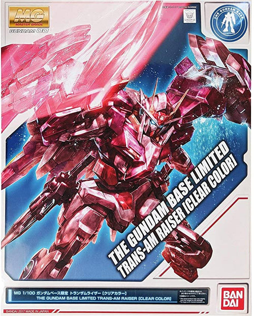 mg 1/100 gundam base limited trans-am riser [clear color] mobile suit gundam oo (double o)