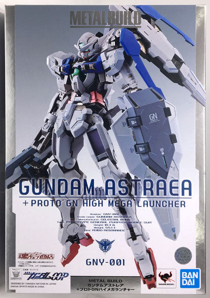 bandai metal build gundam astrea + proto gn high mega launcher (tamashii web shop limited)