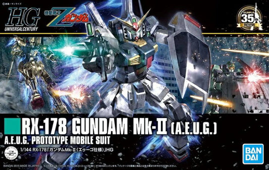 HGUC 193 Mobile Suit Zeta Gundam Gundam Mk-II (AEUG) 1/144 Scale Gunpla