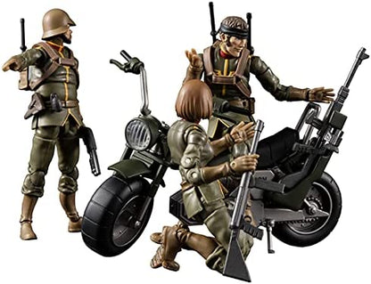 [MegaHouse] G.M.G. MOBILE SUIT GUNDAM Zeon Principality 08 V-SP General Soldier & Zeon Soldier Bike Movable Figure