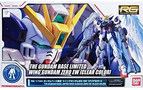 rg 1/144 gundam base limited wing gundam zero ew [clear color]