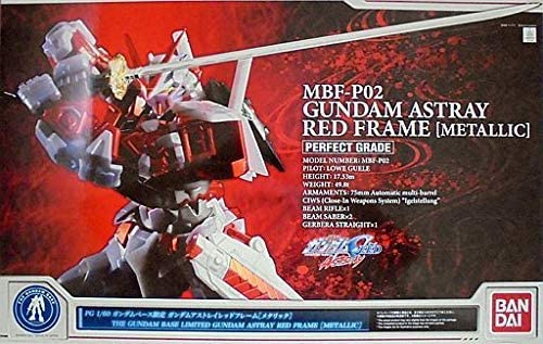 pg 1/60 gundam base limited gundam astray red frame [metallic]