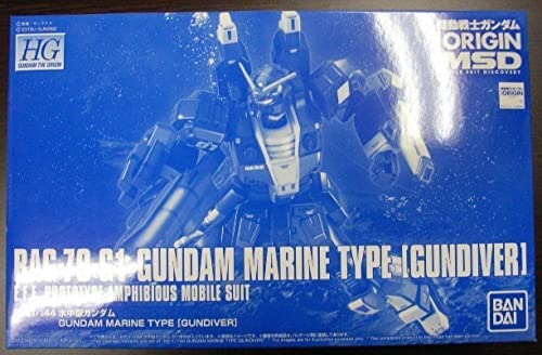 mobile suit gundam (origin msd) hg 1144 underwater gundam gundiver