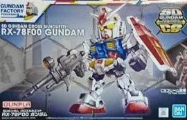 [gundam factory yokohama limited] sd gundam cross silhouette rx-78f00 gundam