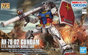 rx-78-02 gundam (gundam the origin version) (hg) (gundam model kit)