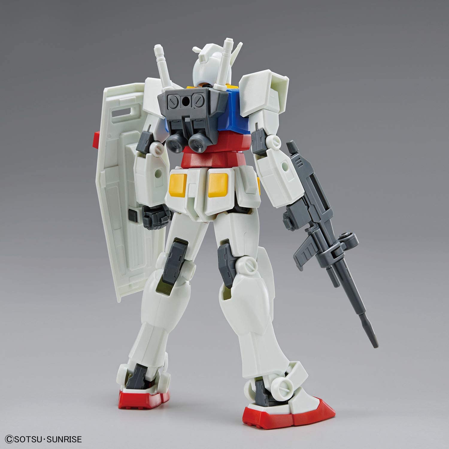 entry grade mobile suit gundam rx-78-2 gundam 1/144 scale color-coded plastic model