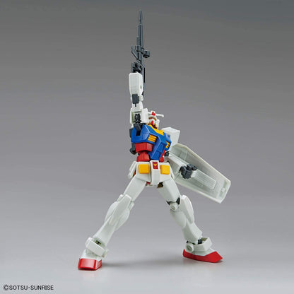 entry grade mobile suit gundam rx-78-2 gundam 1/144 scale color-coded plastic model
